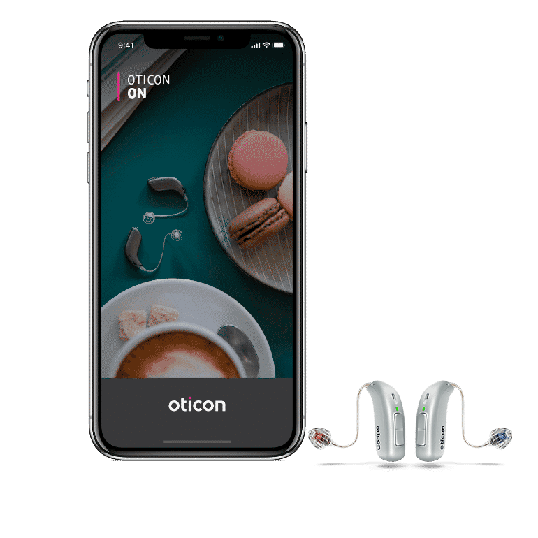 Oticon Real smart hearing aids with bluetooth